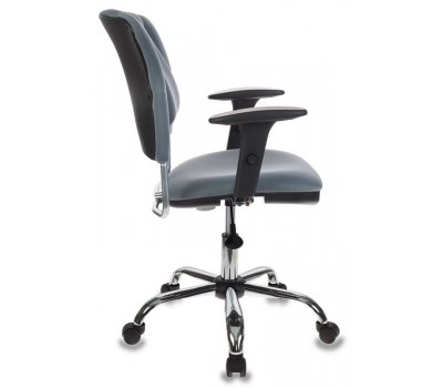 Кресло Бюрократ CH-323AXSN серый 26-25 крестовина металл хром