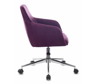 Кресло Бюрократ CH-380SL сливовый Italia 23 крестовина металл хром