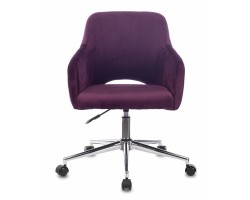 Кресло Бюрократ CH-380SL сливовый Italia 23 крестовина металл хром-foto2