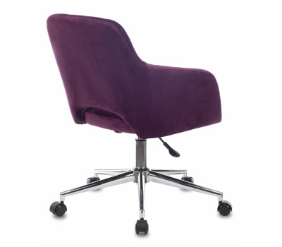 Кресло Бюрократ CH-380SL сливовый Italia 23 крестовина металл хром