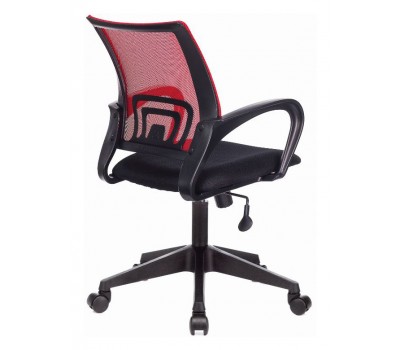 Кресло Бюрократ CH-695N красный TW-35N сиденье черный TW-11 сетка/ткань крестовина пластик