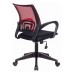 Кресло Бюрократ CH-695N красный TW-35N сиденье черный TW-11 сетка/ткань крестовина пластик