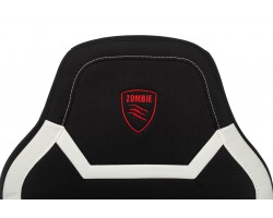 Кресло игровое Zombie 10 черный/белый текстиль/эко.кожа крестовина пластик-foto5