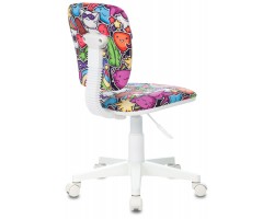 Кресло детское Бюрократ CH-W204NX мультиколор маскарад крестовина пластик пластик белый-foto4