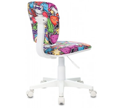 Кресло детское Бюрократ CH-W204NX мультиколор маскарад крестовина пластик пластик белый