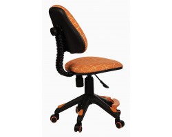 Кресло детское Бюрократ KD-4-F оранжевый жираф крестовина пластик подст.для ног-foto4