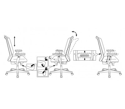Кресло Бюрократ MC-W611N темно-серый TW-04 38-417 сетка/ткань крестовина пластик пластик белый