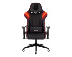 Кресло игровое Zombie VIKING 4 AERO черный/красный текстиль/эко.кожа с подголов. крестовина пластик-foto2