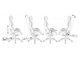 Кресло игровое Zombie VIKING 4 AERO черный/красный текстиль/эко.кожа с подголов. крестовина пластик-foto20