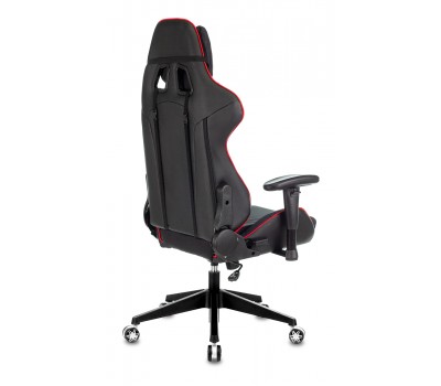 Кресло игровое Zombie VIKING 4 AERO черный/красный текстиль/эко.кожа с подголов. крестовина пластик