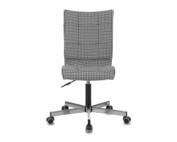 Кресло Бюрократ CH-330M черный/белый Morris гусин.лапка крестовина металл-foto2