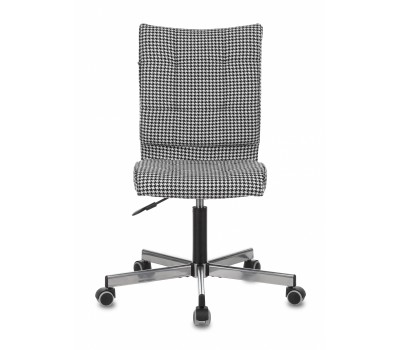 Кресло Бюрократ CH-330M черный/белый Morris гусин.лапка крестовина металл