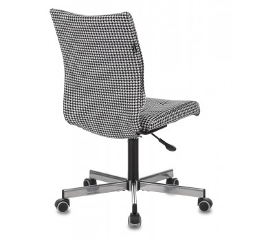 Кресло Бюрократ CH-330M черный/белый Morris гусин.лапка крестовина металл