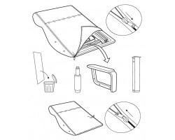 Кресло Бюрократ CH-551 черный Leather Black эко.кожа крестовина металл черный-foto7