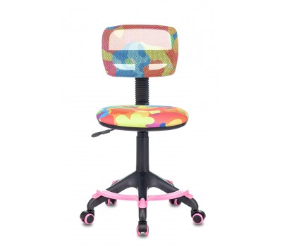 Кресло детское Бюрократ CH-299-F мультиколор абстракция сетка/ткань крестовина пластик подст.для ног