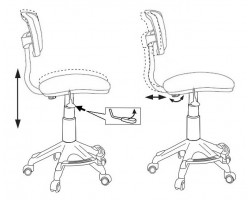 Кресло детское Бюрократ CH-299-F мультиколор абстракция сетка/ткань крестовина пластик подст.для ног-foto6