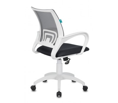 Кресло Бюрократ CH-W695N темно-серый TW-04 TW-12 сетка/ткань крестовина пластик пластик белый