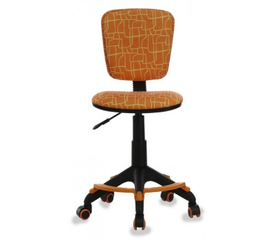 Кресло детское Бюрократ CH-204-F оранжевый жираф крестовина пластик подст.для ног