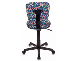 Кресло детское Бюрократ CH-204NX синий карандаши крестовина пластик-foto4