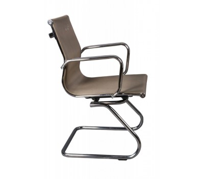 Кресло Бюрократ CH-993-Low-V золотистый сетка низк.спин. полозья металл хром