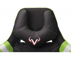 Кресло игровое Zombie VIKING 4 AERO черный/салатовый текстиль/эко.кожа с подголов. крестовина пластик-foto14