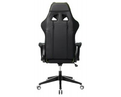 Кресло игровое Zombie VIKING 4 AERO черный/салатовый текстиль/эко.кожа с подголов. крестовина пластик-foto4