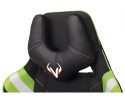 Кресло игровое Zombie VIKING 4 AERO черный/салатовый текстиль/эко.кожа с подголов. крестовина пластик-foto15