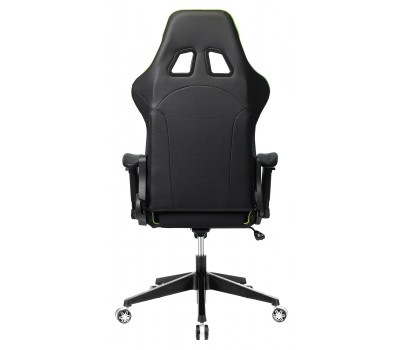 Кресло игровое Zombie VIKING 4 AERO черный/салатовый текстиль/эко.кожа с подголов. крестовина пластик