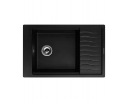 Кухонная мойка MILA 1B1D BLACK METALLIC KUPPERSBERG