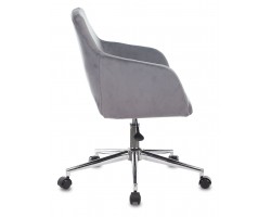 Кресло Бюрократ CH-380SL серая жемчужина Italia 26 крестовина металл хром-foto3