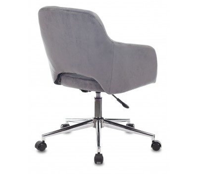 Кресло Бюрократ CH-380SL серая жемчужина Italia 26 крестовина металл хром