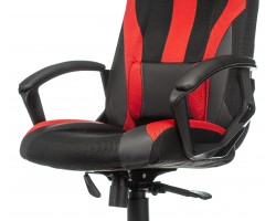 Кресло игровое Zombie VIKING-9 черный/красный текстиль/эко.кожа крестовина пластик-foto5