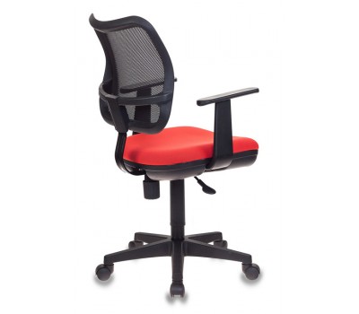 Кресло Бюрократ Ch-797AXSN черный сиденье красный 26-22 сетка/ткань крестовина пластик