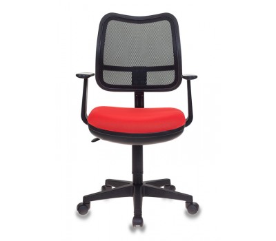 Кресло Бюрократ Ch-797AXSN черный сиденье красный 26-22 сетка/ткань крестовина пластик