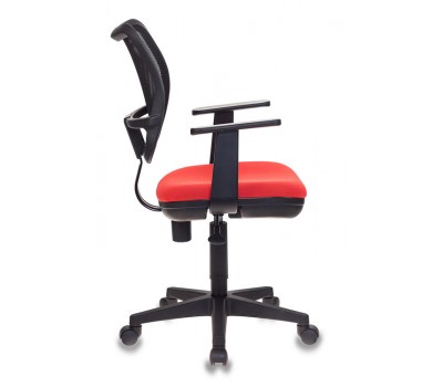Кресло Бюрократ Ch-797AXSN черный сиденье красный 26-22 сетка/ткань крестовина пластик