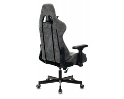 Кресло игровое Zombie VIKING 7 KNIGHT Fabric черный текстиль/эко.кожа с подголов. крестовина металл-foto4