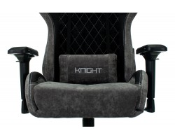 Кресло игровое Zombie VIKING 7 KNIGHT Fabric черный текстиль/эко.кожа с подголов. крестовина металл-foto6