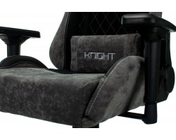 Кресло игровое Zombie VIKING 7 KNIGHT Fabric черный текстиль/эко.кожа с подголов. крестовина металл-foto9