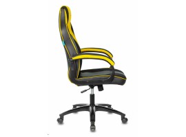 Кресло игровое Zombie VIKING 2 AERO черный/желтый текстиль/эко.кожа крестовина пластик-foto3