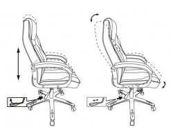 Кресло игровое Zombie VIKING 2 AERO черный/желтый текстиль/эко.кожа крестовина пластик-foto6