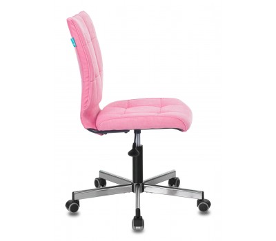Кресло Бюрократ CH-330M розовый Velvet 36 крестовина металл хром