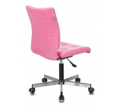 Кресло Бюрократ CH-330M розовый Velvet 36 крестовина металл хром