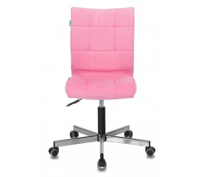 Кресло Бюрократ CH-330M розовый Velvet 36 крестовина металл хром