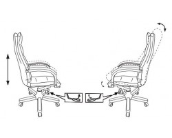 Кресло руководителя Бюрократ T-9927WALNUT черный кожа крестовина металл/дерево-foto7