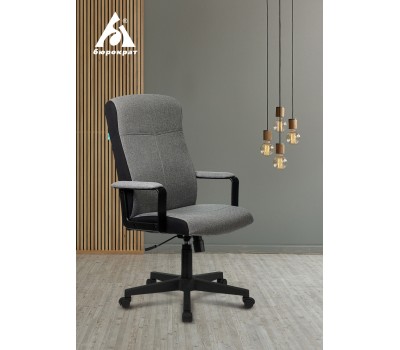 Кресло руководителя Бюрократ DOMINUS черный TS-584 крестовина пластик