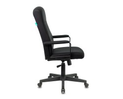 Кресло руководителя Бюрократ DOMINUS черный TS-584 крестовина пластик-foto3