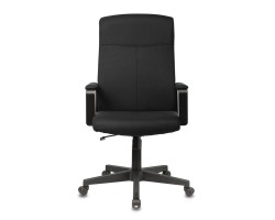 Кресло руководителя Бюрократ DOMINUS черный TS-584 крестовина пластик-foto2