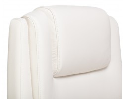 Кресло руководителя Бюрократ _DUKE белый кожа крестовина металл/дерево-foto11