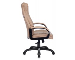 Кресло руководителя Бюрократ CH-879N бежевый Or-14 эко.кожа крестовина пластик-foto3