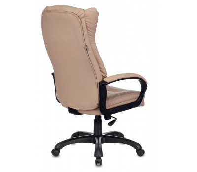Кресло руководителя Бюрократ CH-879N бежевый Or-14 эко.кожа крестовина пластик